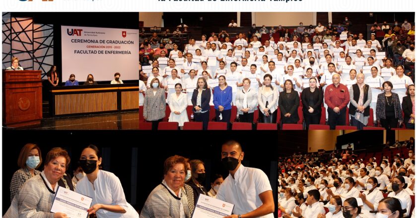Gradúa la UAT a egresados de la Facultad de Enfermería de Tampico