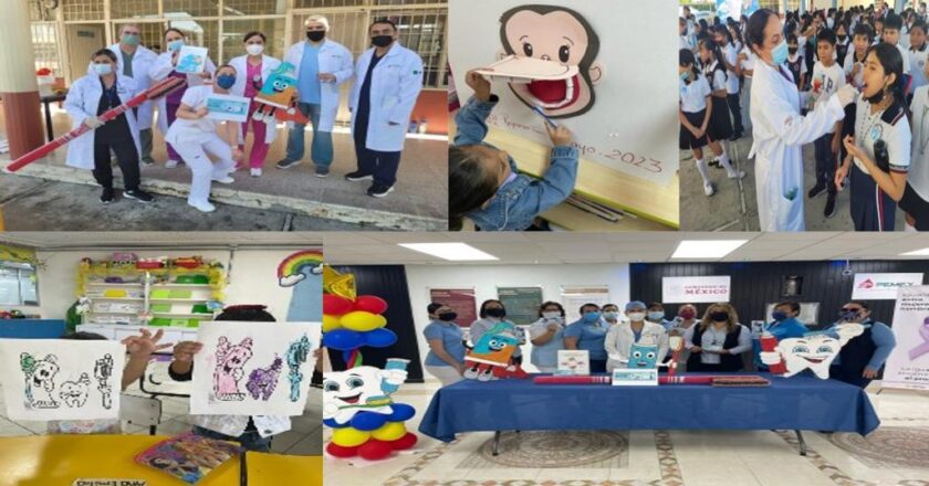 Hospital Regional Reynosa de PEMEX participó en la Primera Semana de Salud Bucal 2023
