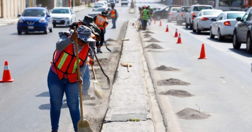 Cumple Gobierno de Reynosa con saneamiento de las vías públicas