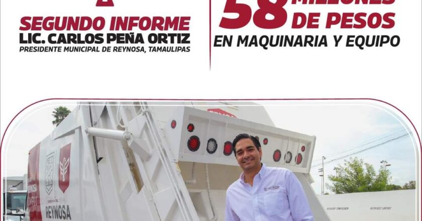 Calidad de servicios públicos es vital en Reynosa: Alcalde