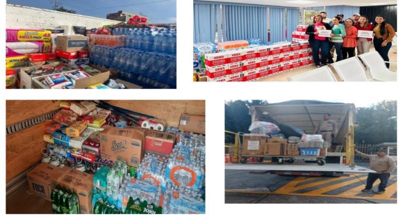 Envía PEMEX víveres recolectados para afectados del huracán Otis en Guerrero