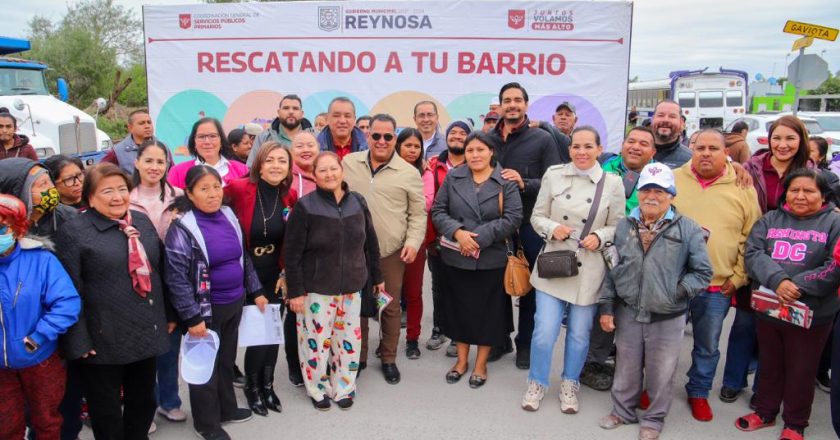 Rescatando Tu Barrio, el programa que llevó Carlos Peña Ortíz a colonia de Reynosa