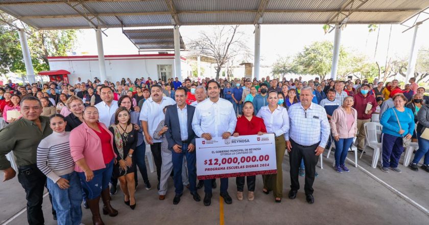 Beneficia Gobierno de Reynosa con programa “Escuelas Dignas”
