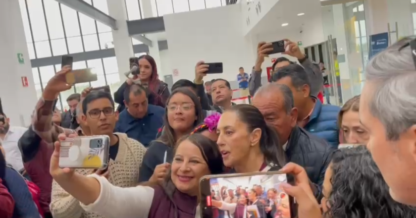 Claudia Sheinbaum llegó a Reynosa