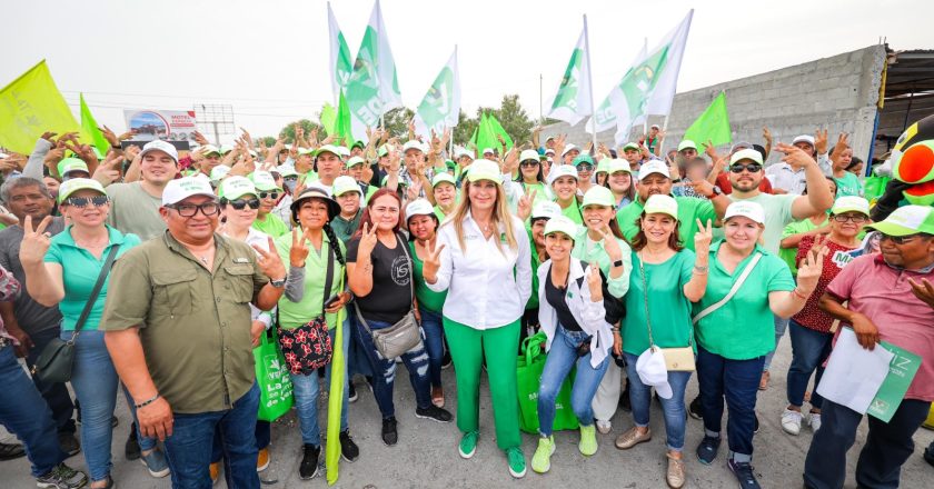 Activan el Verde en el poniente de Reynosa con Maki Ortiz