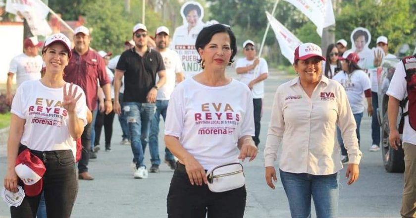 Crece el voto por Eva Reyes, candidata de Morena en el distrito 06